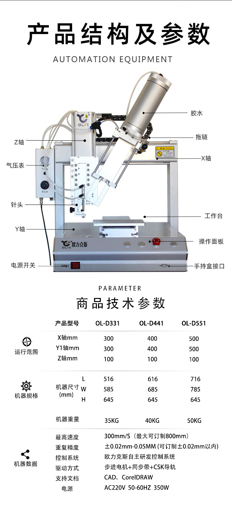 精密AB点胶机参数